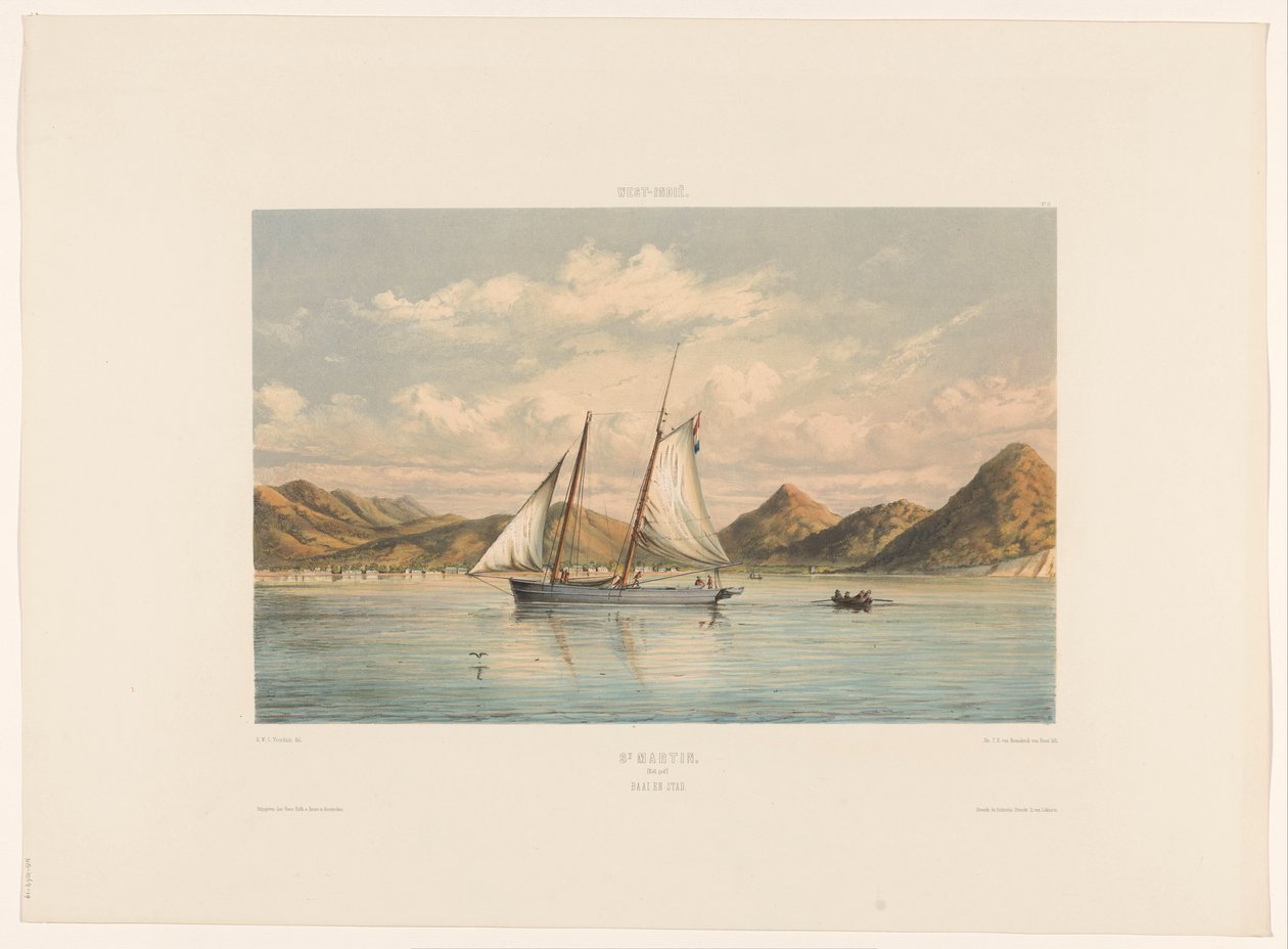 Aziz Martin Aziz Martin. Körfez ve şehir (nesne üzerindeki başlık) by jonkheer Jacob Eduard van Heemskerck