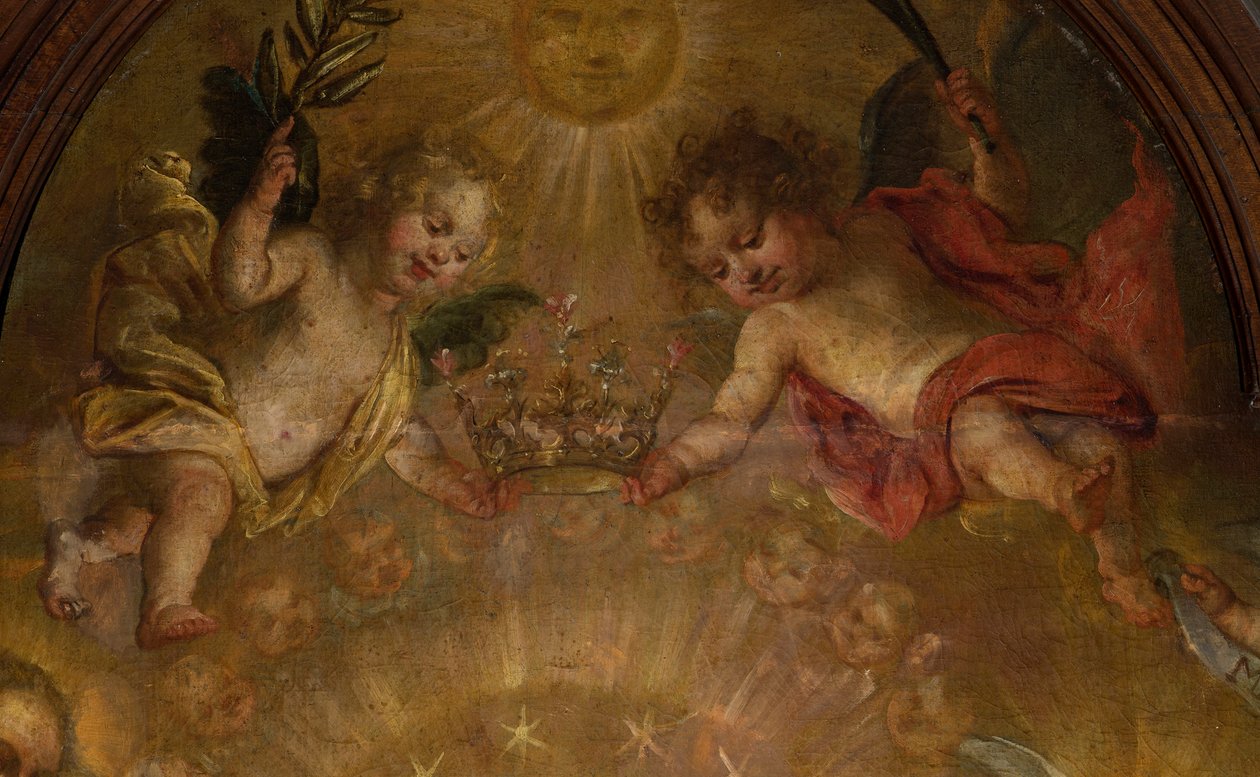 Bölge kilisesi (Sint-Walburgakerk). Tablo. Nicolas De Liemaeckere. by or Liemaecker Nicolaas de Liemakere