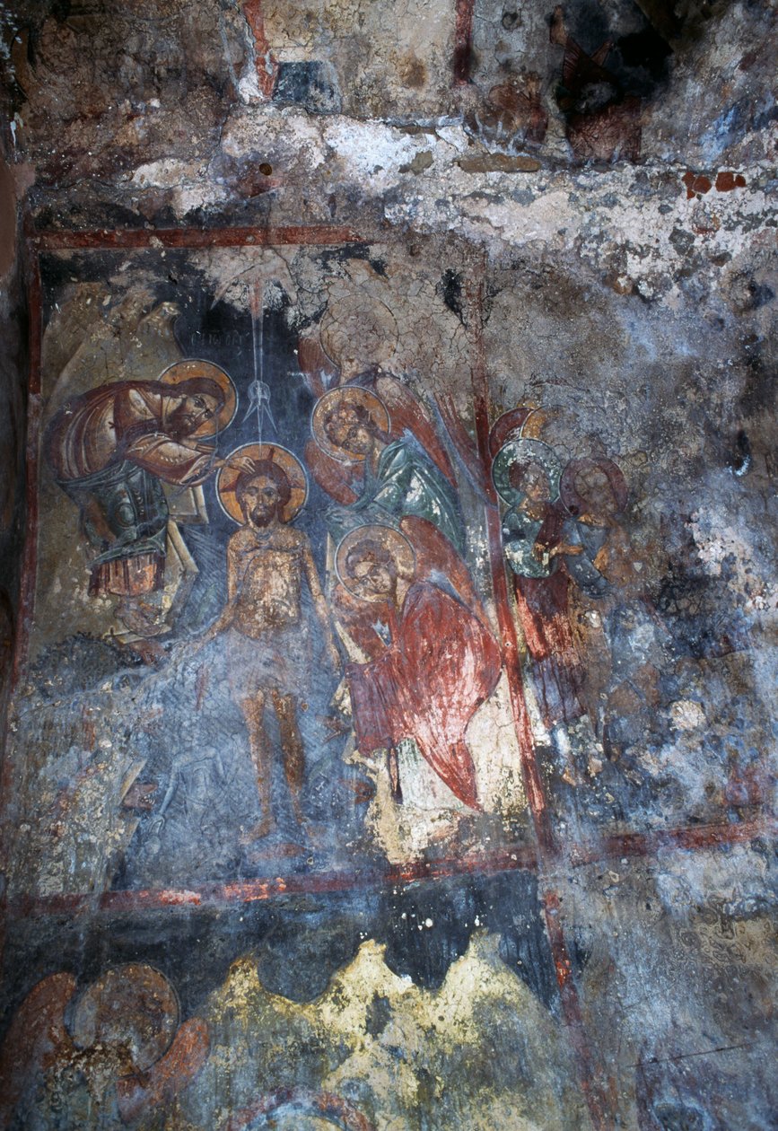 İsa ve melekler, Bizans kilisesi Agios Constantinos ve Agia Eleni