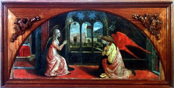 Duyuru (panelde tempera) by or di Giovanni Monte del Fora