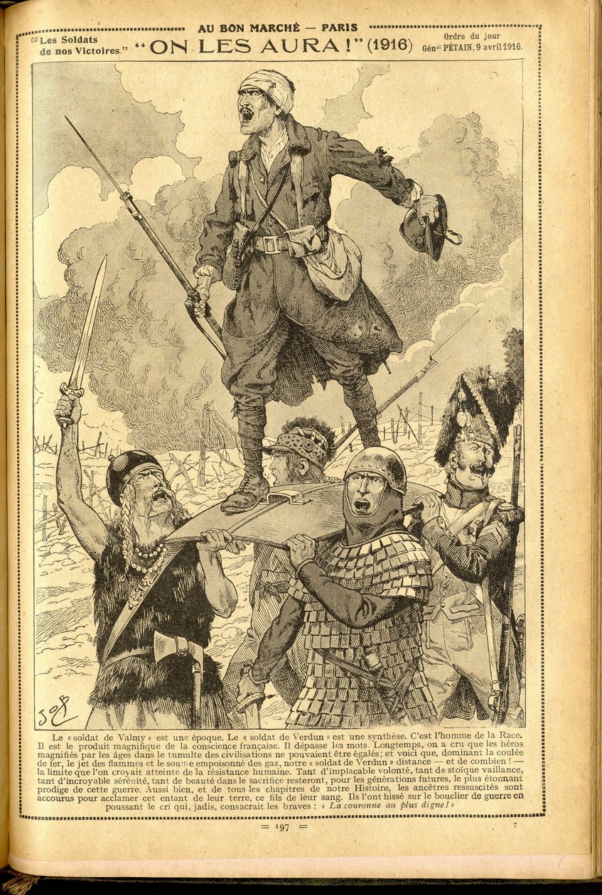 Gündem Buvard du Bon Marche 1917 - İş İllüstrasyonu (Jacques Marie (Jacques-Marie) Gaston Onfray ve Breville) (1858-1931): Onları alacağız! 1916 - 14-18 Savaşı, Tıp, Tıp, Sağlık, Üniformalar, Büyük Savaşlar, Zırh - Askerler, Galyalılar - Tarihi M by pseudonym for Onfray de Breville Jacques Job