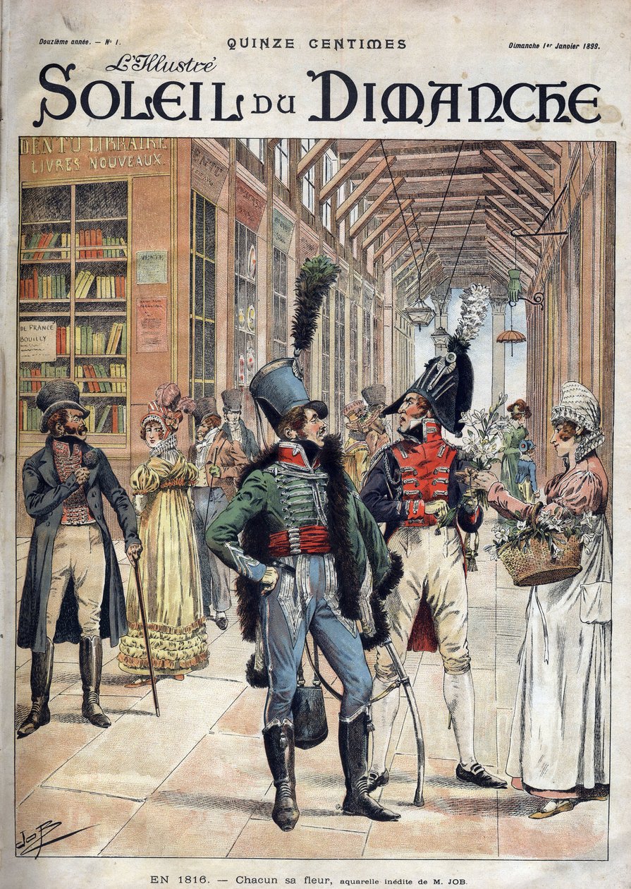 Her biri kendi çiçeği. Bir asker 1816