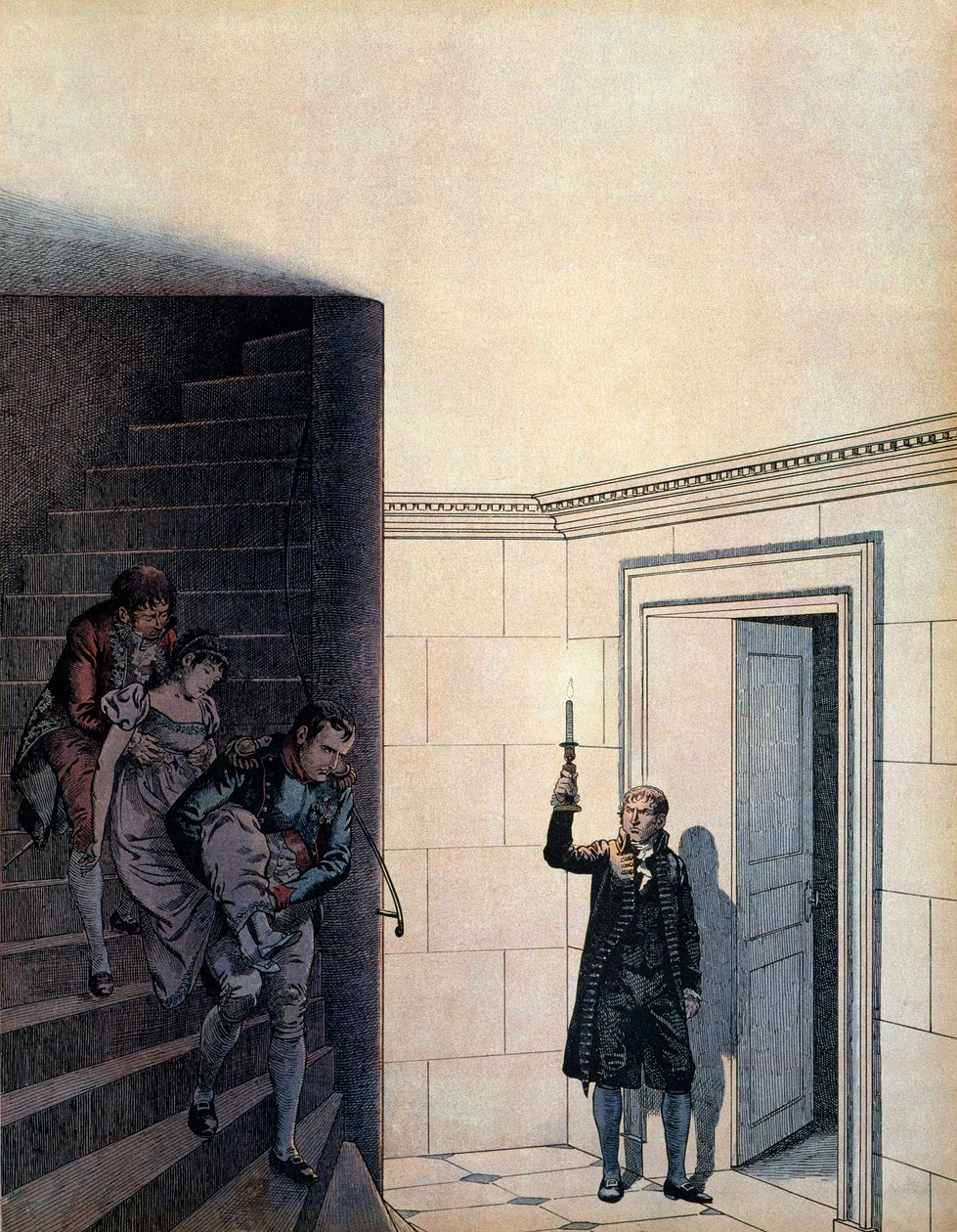 İmparator I. Napolyon Bonapart (1769-1821) ve mabeyincisi, 1809
