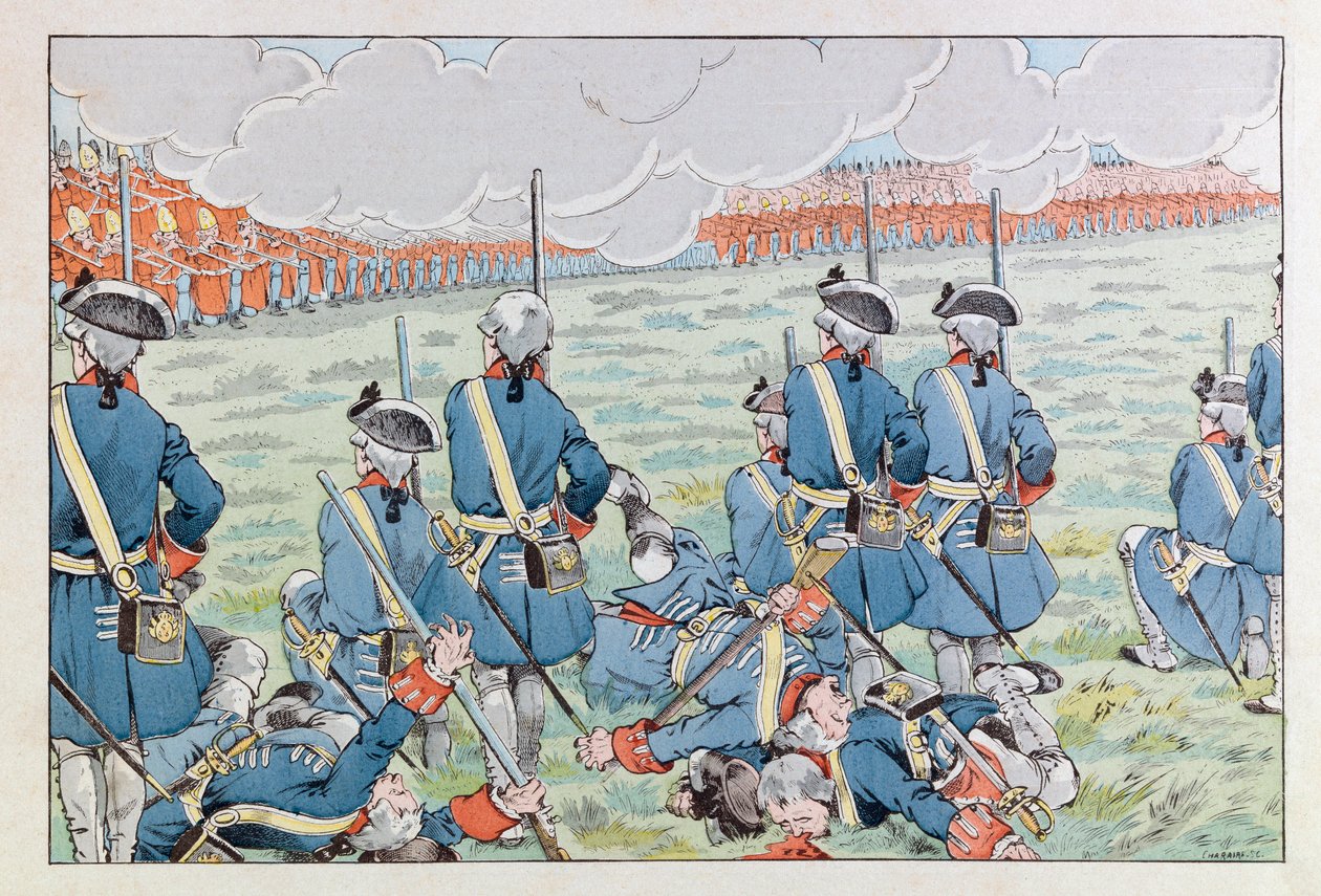 Jacques Marie Gaston Onfray de Breville, JOB (1858 - 1931); “Les epees de France” kitabından örnek: 11 Mayıs 1745