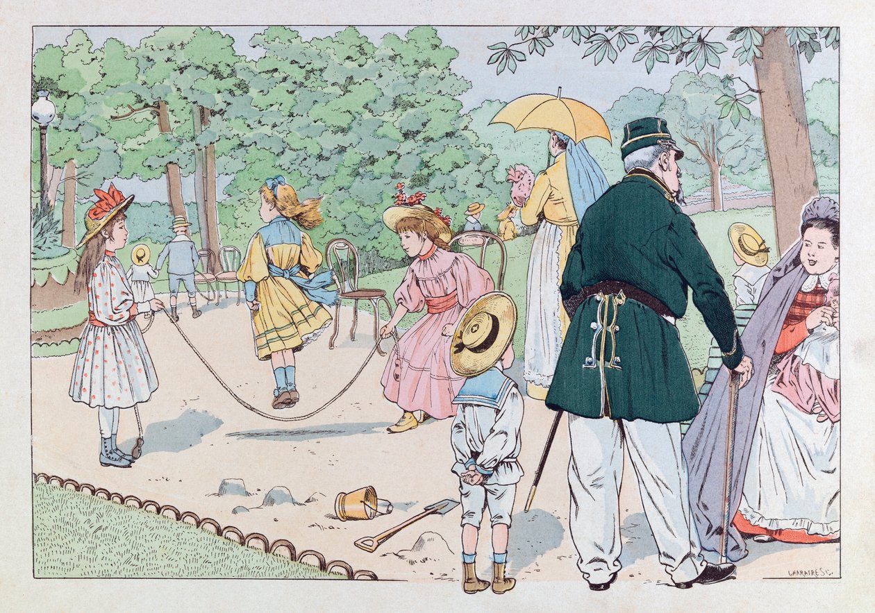 Jacques Marie Gaston Onfray de Breville, JOB (1858 - 1931); “Les epees de France” kitabından illüstrasyon: 19. yüzyılda Meydan Muhafızı; Col, Parça by pseudonym for Onfray de Breville Jacques Job