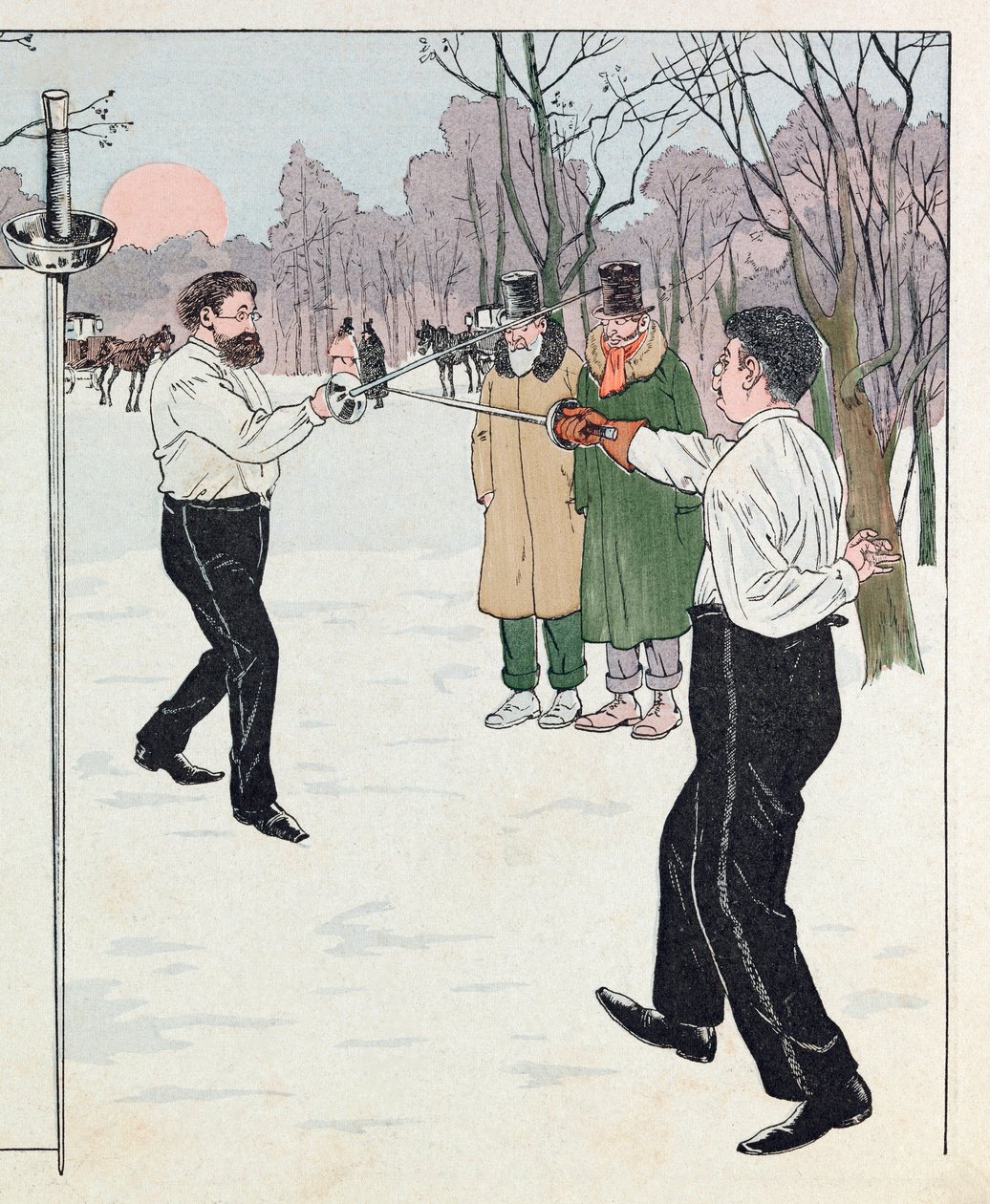 Jacques Marie Gaston Onfray de Breville JOB (1858 - 1931); “Les epees de France” kitabından bir örnek: 1894