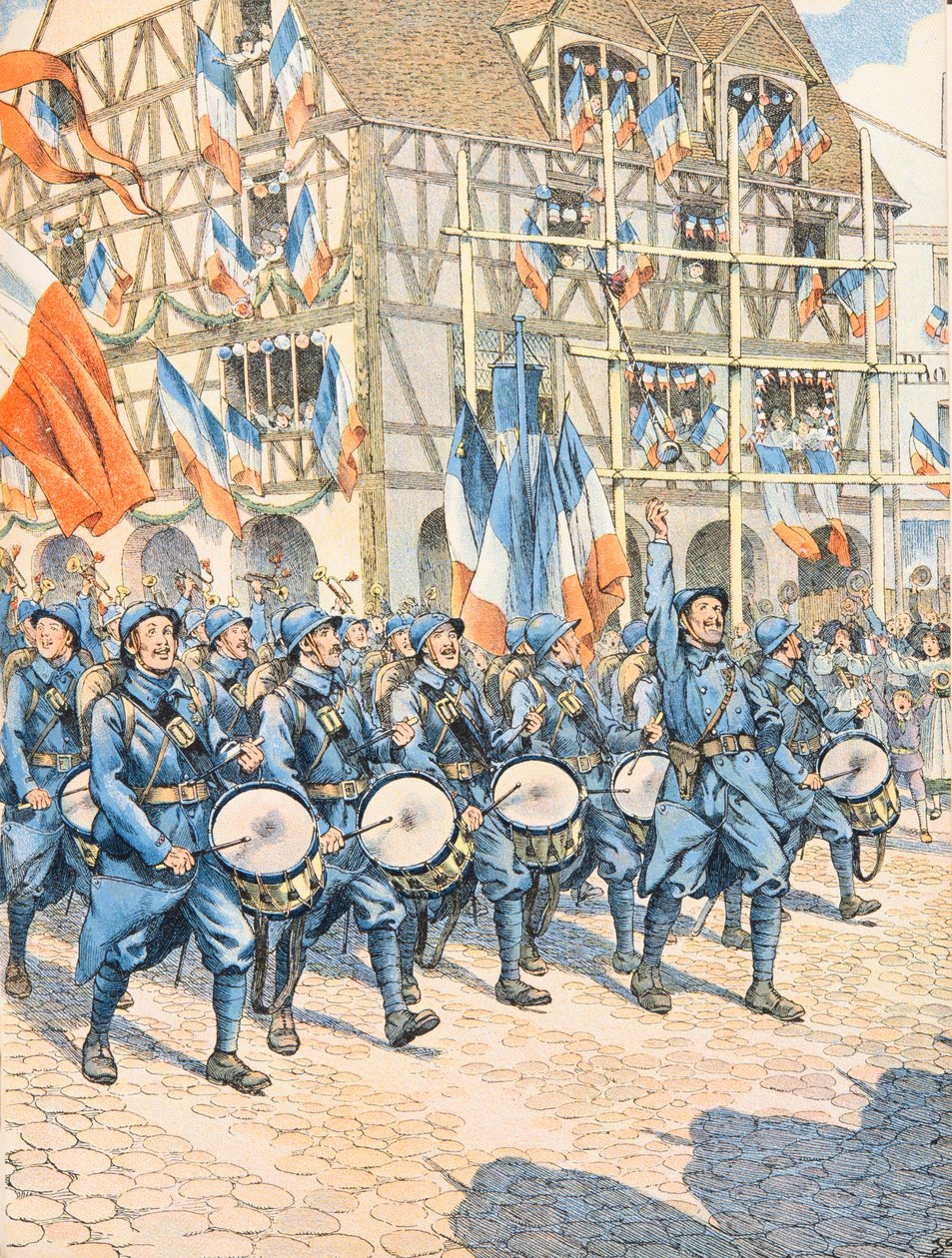 Jacques Marie Gaston Onfroy de Breville dit JOB (1858-1931) - Birinci Dünya Savaşı sırasında Alsace
