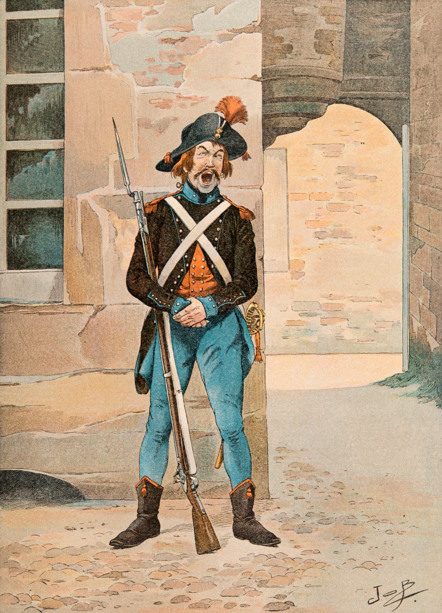 Jacques Marie Gaston Onfroy de Breville dit JOB (1858-1931) - Her zaman tutulan Fransız birlikleri: 1, ere lejyon des francs (1796), Özel koleksiyon by pseudonym for Onfray de Breville Jacques Job