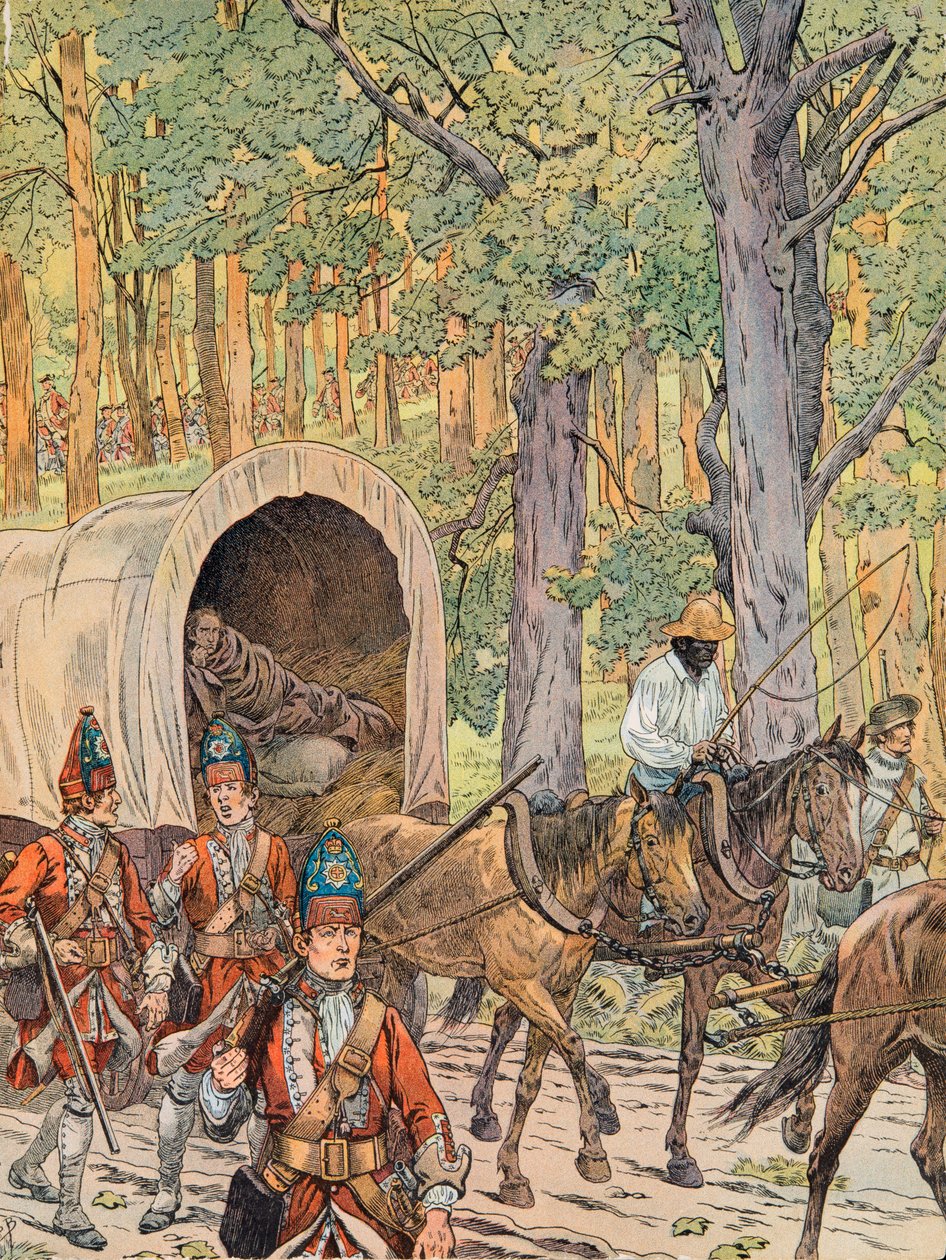 Jacques Marie Gaston Onfroy de Breville dit JOB (1858-1931) - General Edward Braddock