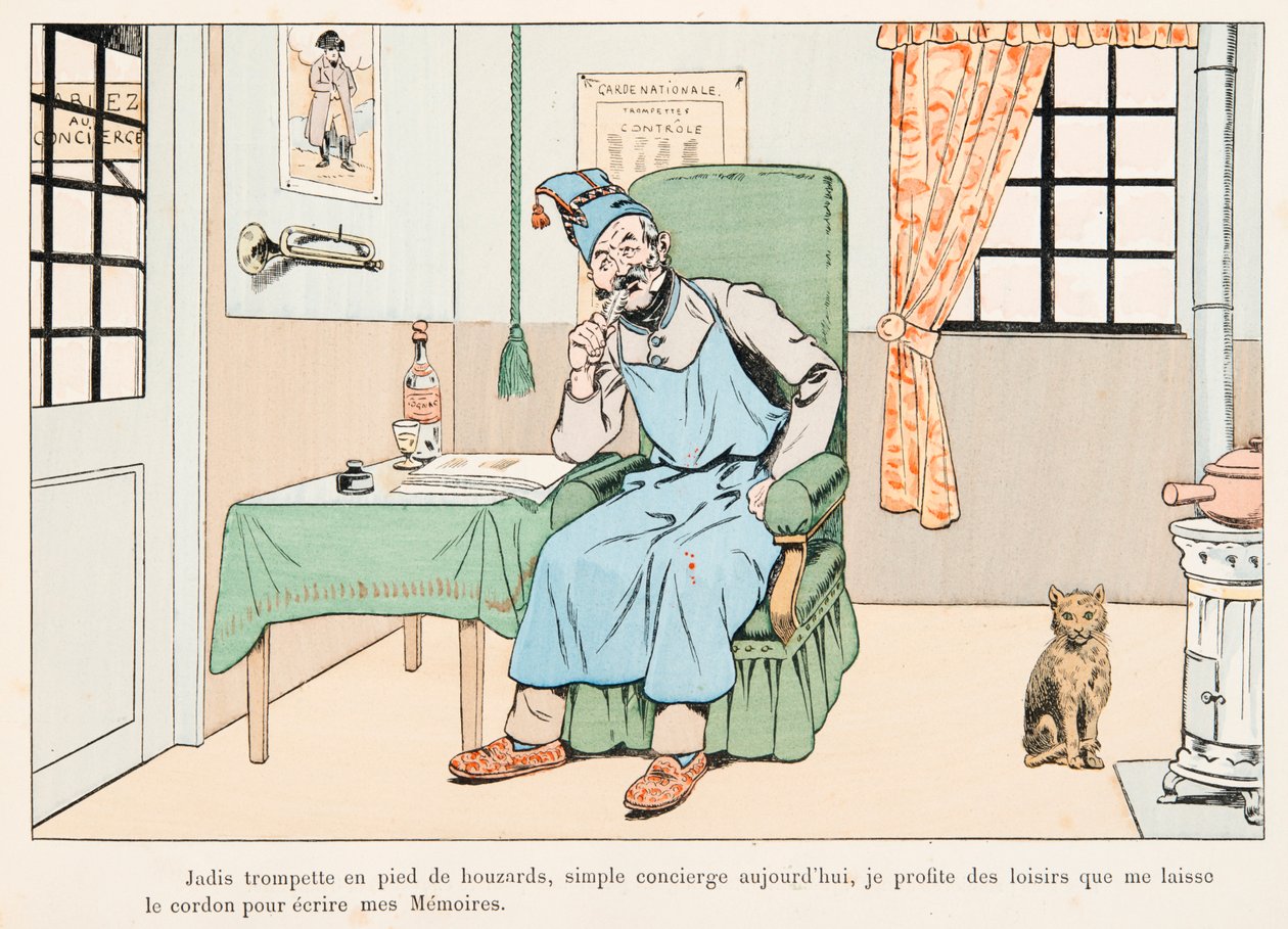 Jacques Marie Gaston Onfroy de Breville dit JOB (1858-1931) - Yarım Denge Yazma Anıları, Özel Koleksiyon by pseudonym for Onfray de Breville Jacques Job