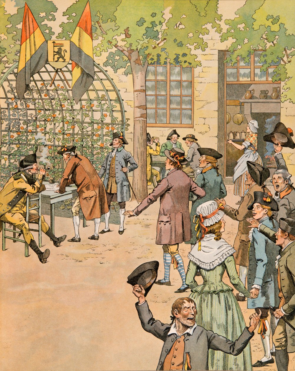 Jacques Marie Gaston Onfroy de Breville dit JOB (1858-1931) - Belçika Tarihi: Cafe du Coffy