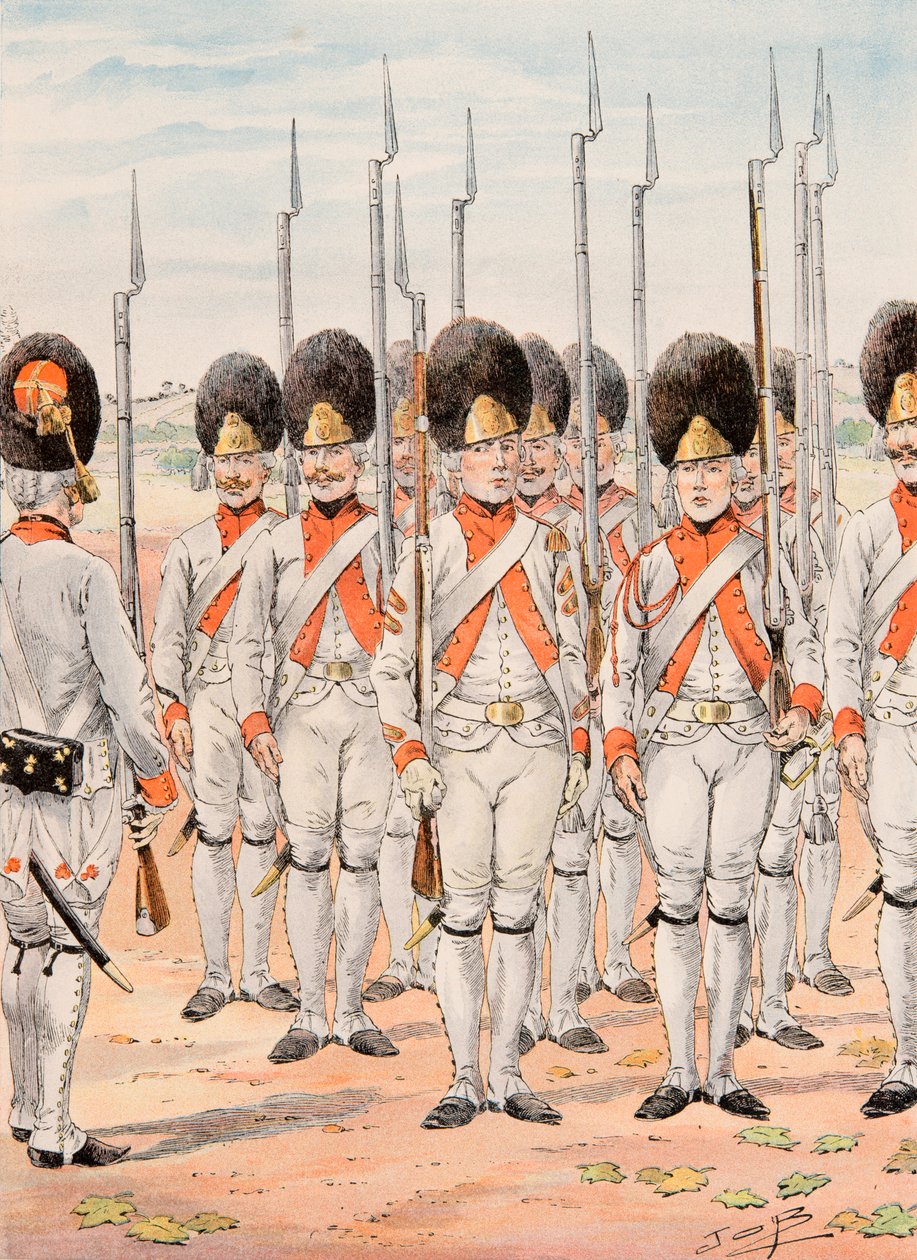 Jacques Marie Gaston Onfroy de Breville dit JOB (1858-1931) - Her zaman Fransız birliklerinin kıyafeti: Orleans Infanterie Alayı