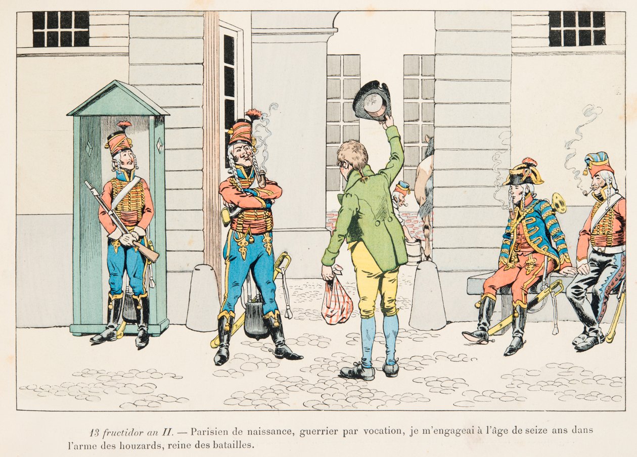 Jacques Marie Gaston Onfroy de Breville dit JOB (1858-1931) - Fransız Devrimi sırasında Houzard