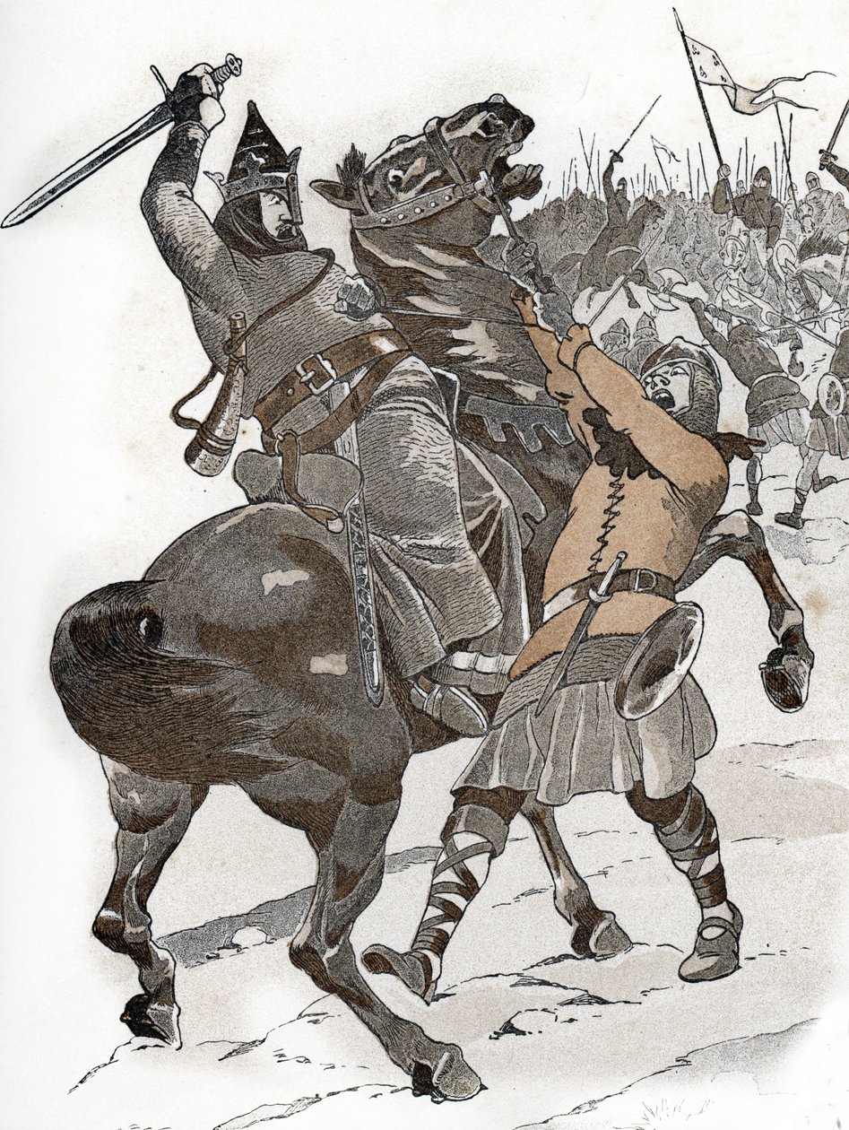Louis VI le Gros, Bremule Muharebesinde (1119) "Fransa Kralını ne savaşta ne de satrançta almıyoruz!" by pseudonym for Onfray de Breville Jacques Job