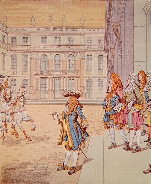 Louis XIV, Versailles avlusunda ünlü cümlesi 