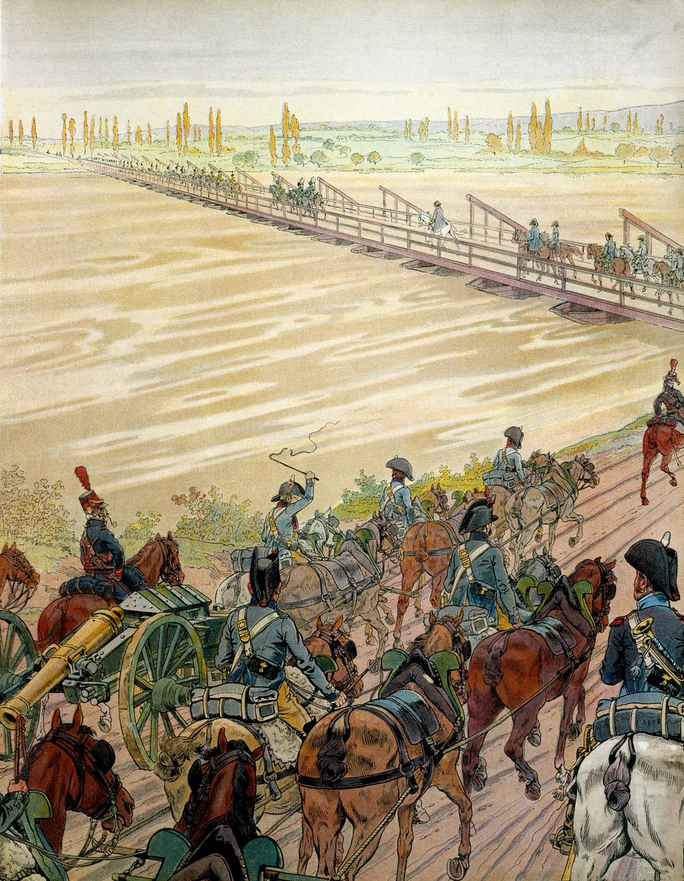 Napoleon I Bonaparte (1769-1821) ve ordusu 1 Ekim 1805