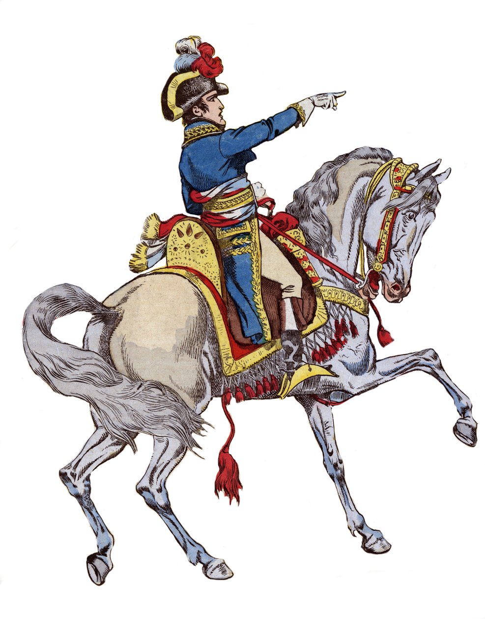 At sırtında Napolyon - “” Le Grand Napoleon des Petites Enfants”” 1893