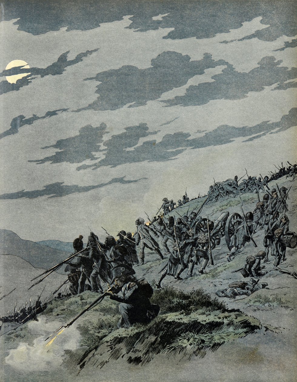 İspanyollara karşı Pireneler ordusu - Theophile Malo Corret de La Tour (veya Latour) d
