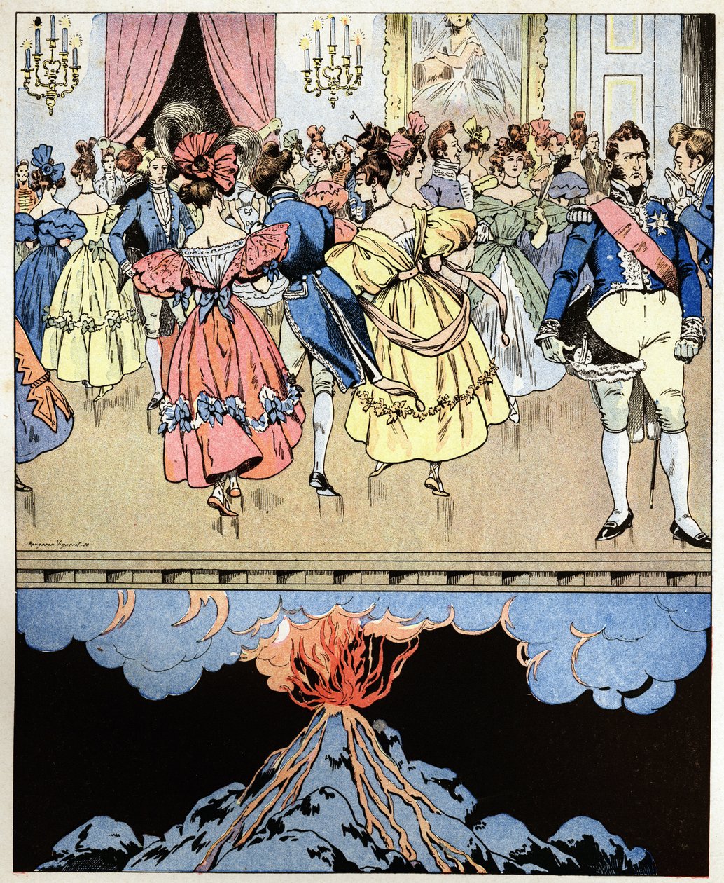Bir yanardağın üzerinde dans ederiz. Kont Narcisse Achille de Salvandy