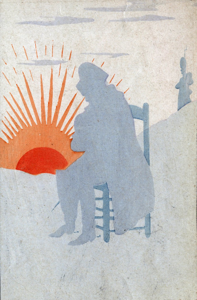 Austerlitz güneşinin ilk ışınlarıyla uyanır, by pseudonym for Onfray de Breville Job