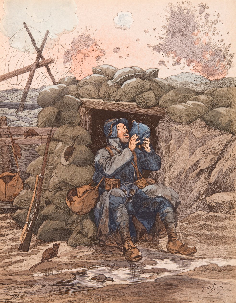 Jacques Marie Gaston Onfroy de Breville namı diğer İŞ by pseudonym for Onfray de Breville Job