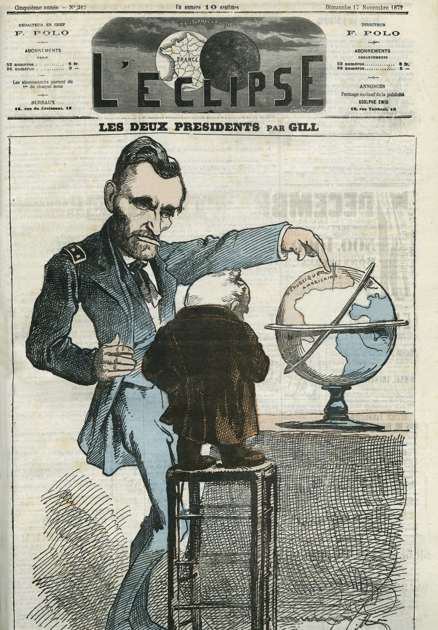 İki başkan, Ulysses Simpson Grant by pseudonym for Onfray de Breville Job