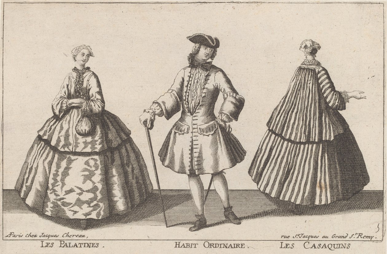 Palatines/Sıradan Alışkanlık/Kasaquinler by published by Jacques Chéreau