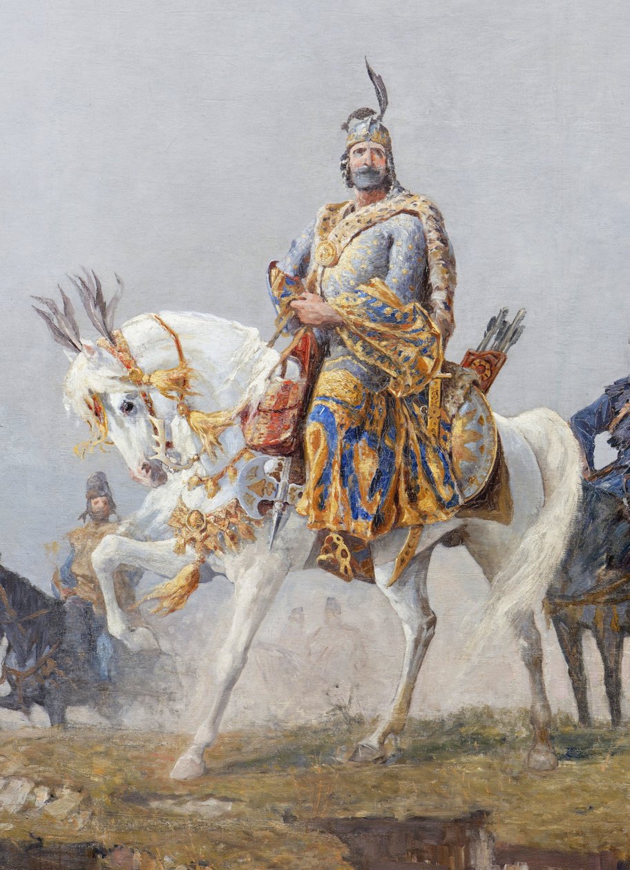 A magyarok bejövetele (Feszty-körkép) by Arpad Feszty