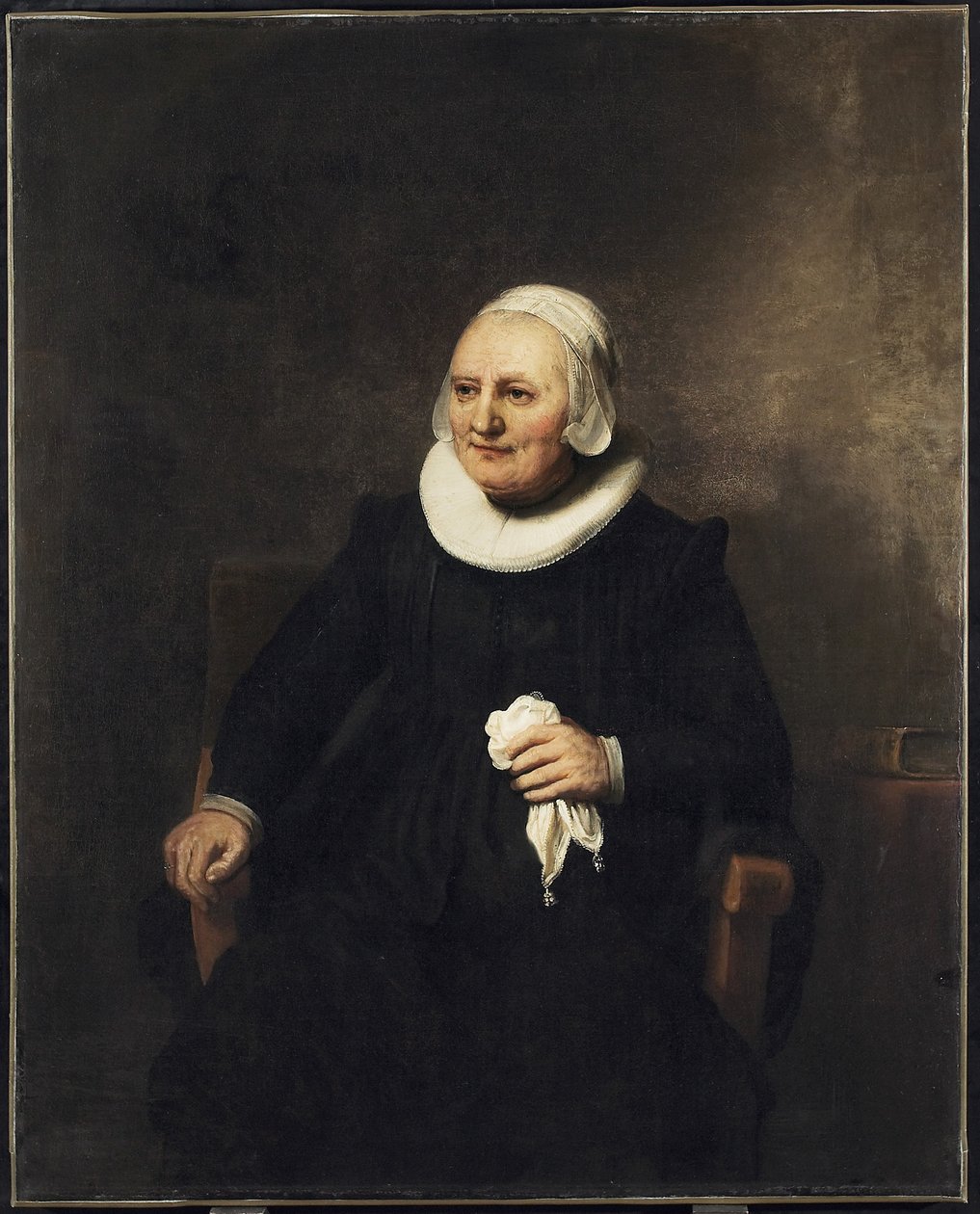 Mendilli Oturan Kadın Portresi, 1644 by studio of Rembrandt Harmensz. van Rijn