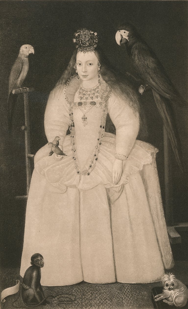 "Arabella Stewart", 16. yüzyıl, 1904. by the Younger Marcus Gheeraerts