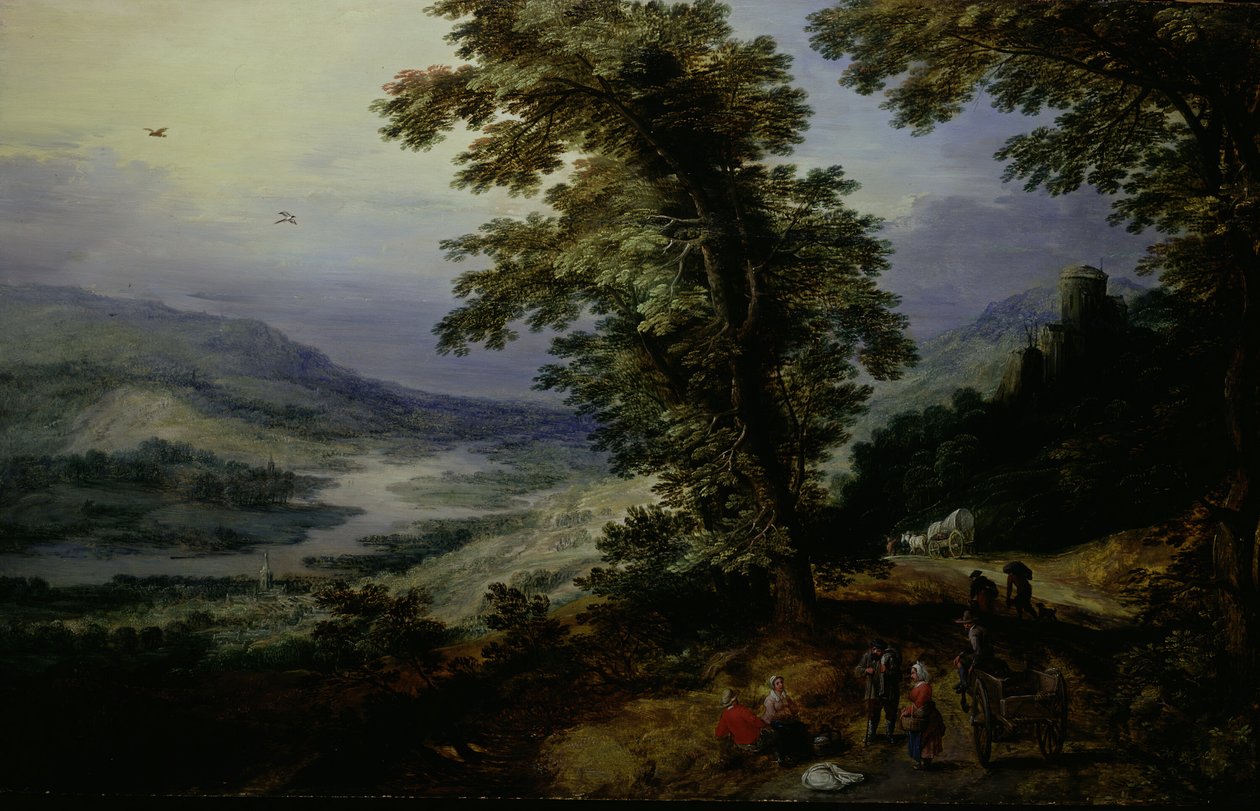 Gezginlerle Dağ Yolu, c. 161025. by the younger Joos de Momper
