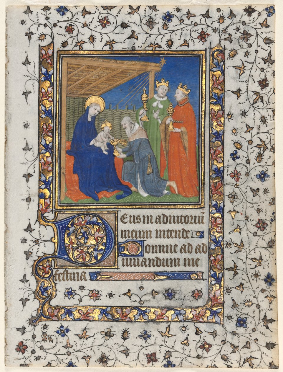 Saatler Kitabından Bifolio: Magi