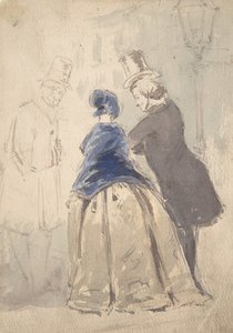 Amelia, George Osborne ve Dobbin recto ile Vanity Fair