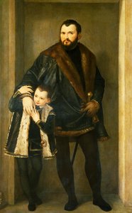 Giuseppe Da Porto, oğlu Adriano ile Veronese olarak bilinen Paolo Caliari tarafından (1528-1588), tuval üzerine yağlıboya