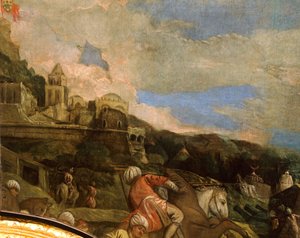 Antonio Loredan, Üsküdar'ı özgürleştiriyor, Paolo Veronese (1528-1588), detay, Büyük Konsey Salonu, Palazzo Ducale, Venedik