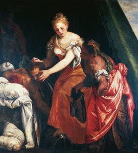 Holofernes'in başı olan Judith (tuval üzerine yağlı boya)
