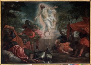 Diriliş, c.1580 (tuval üzerine yağlı boya) by Veronese
