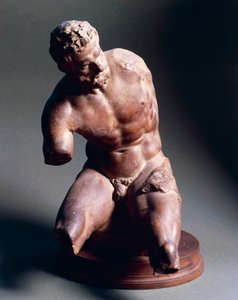Çıplak erkek, yaklaşık 1572, Giambologna (1529-1608), pişmiş toprak heykel, 38,5 cm by Giambologna