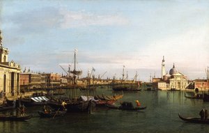 Venedik Görünümü: San Giorgio Maggiore Bazilikası (tuval üzerine yağlı boya)