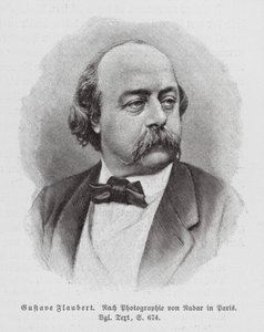 Gustave Flaubert, Fransız romancı (gravür) by (1820-1910) (after) Nadar