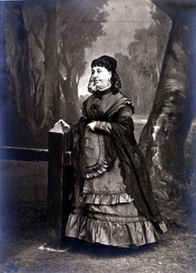 Nadar tarafından George Sand (Aurore Dupin, Baronne Dudevant) (1804-1876) portresi. by Nadar