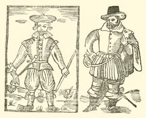 Roxburghe Baladları için İllüstrasyon (tahta baskı) by (after) English School