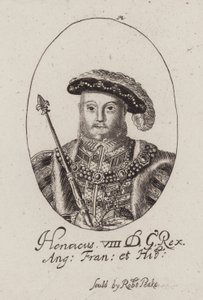 Kral Henry VIII (gravür) by (after) English School