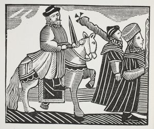 Wat Tyler ve Jack Straw'ın Tarihi, John Ashton'ın 'On Sekizinci Yüzyılın Bölüm Kitapları'ndan bir çizim, pub. 1882 (lito) by (after) English School