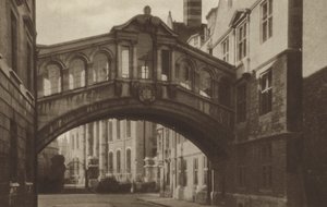 Hertford College, The Bridge (s/b fotoğraf) by (after) English photographer