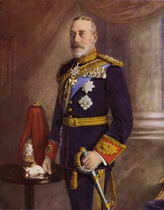 Majesteleri Kral George V (renkli fotoğraf)