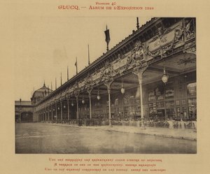 Kahvaltıdan önce restoranlardan birinin terası (s/b fotoğraf) by (after) French Photographer