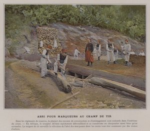 Range Marker Shelter (renkli fotoğraf) by (after) French Photographer