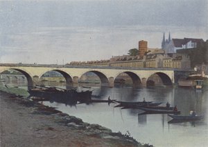 Angers, La Maine (renkli fotoğraf) by (after) French Photographer