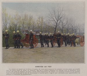 Trafik ışığına varış (renkli fotoğraf) by (after) French Photographer